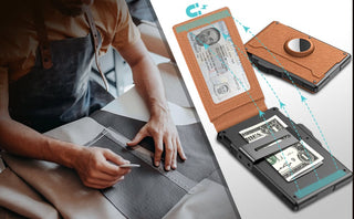 VaultOne - Premium RFID AirTag Wallet