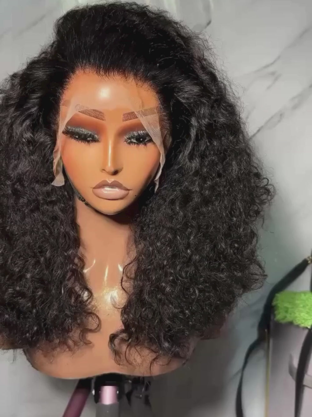 SilkRoot - Invisible Lace Kinky Curl Bob