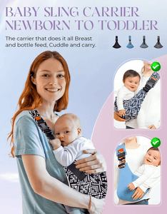 CozyStride – Breathable Adjustable Toddler Carry Sling