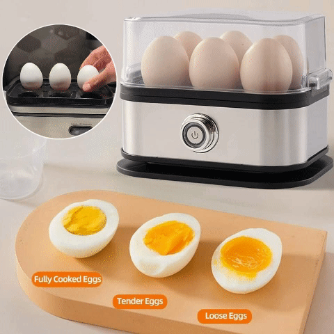 EggEase – Stainless Steel Rapid Egg Cooker
