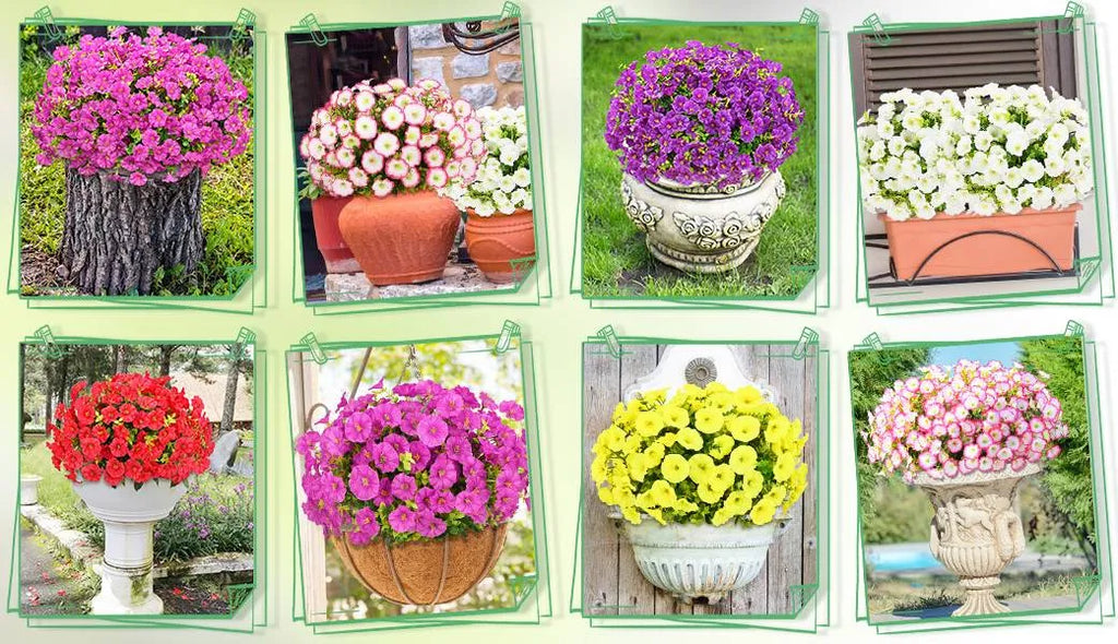 BloomCharm – UV-Resistant Artificial Petunia Bouquet