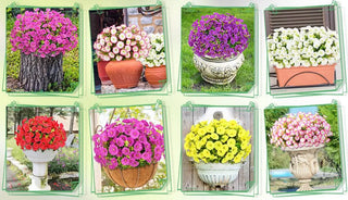 BloomCharm – UV-Resistant Artificial Petunia Bouquet