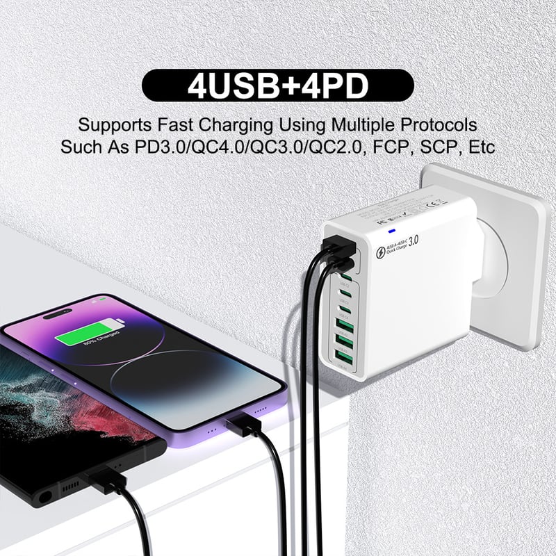VoltHub | 8-Port Fast USB Charging Station