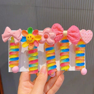 Little Princess Phone Cord Hair Ties marnetic