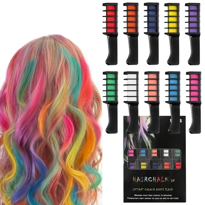 Festive Fun - Hair Chalk Combs
