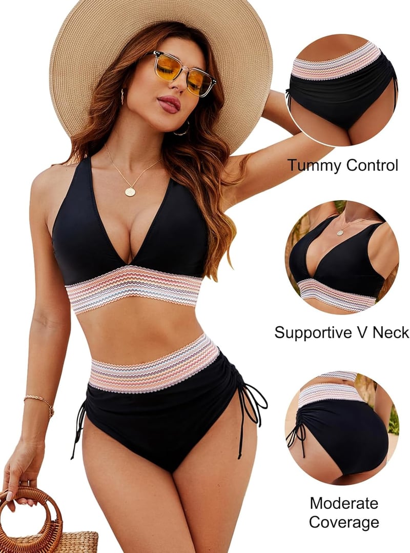 GlowSuit  – Tummy Slimming High Waist Bikini