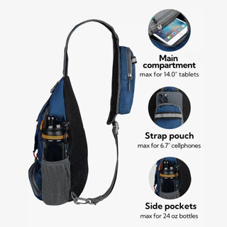 VenturePack– Lightweight Outdoor Crossbody Backpack