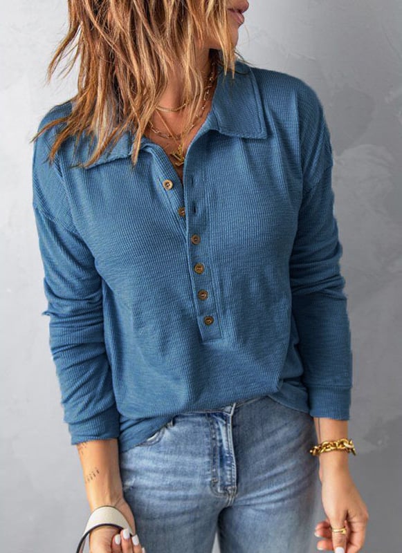 CottonEase – Women’s V-Neck Comfort Shirt