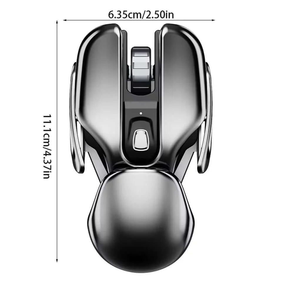 AeroClick – Wireless Ergonomic Metal Mouse