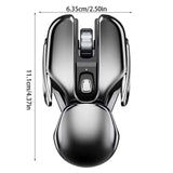 AeroClick – Wireless Ergonomic Metal Mouse