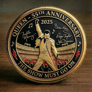 🔥LAST DAY 60% OFF - Queen 55th Anniversary Commemorative Coin