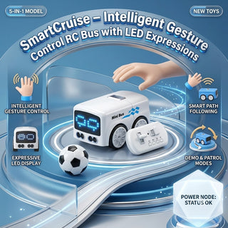 SmartCruise – Intelligent Gesture Control RC Bus with LED Expressions
