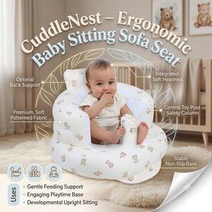 CuddleNest – Ergonomic Baby Sitting Sofa Seat