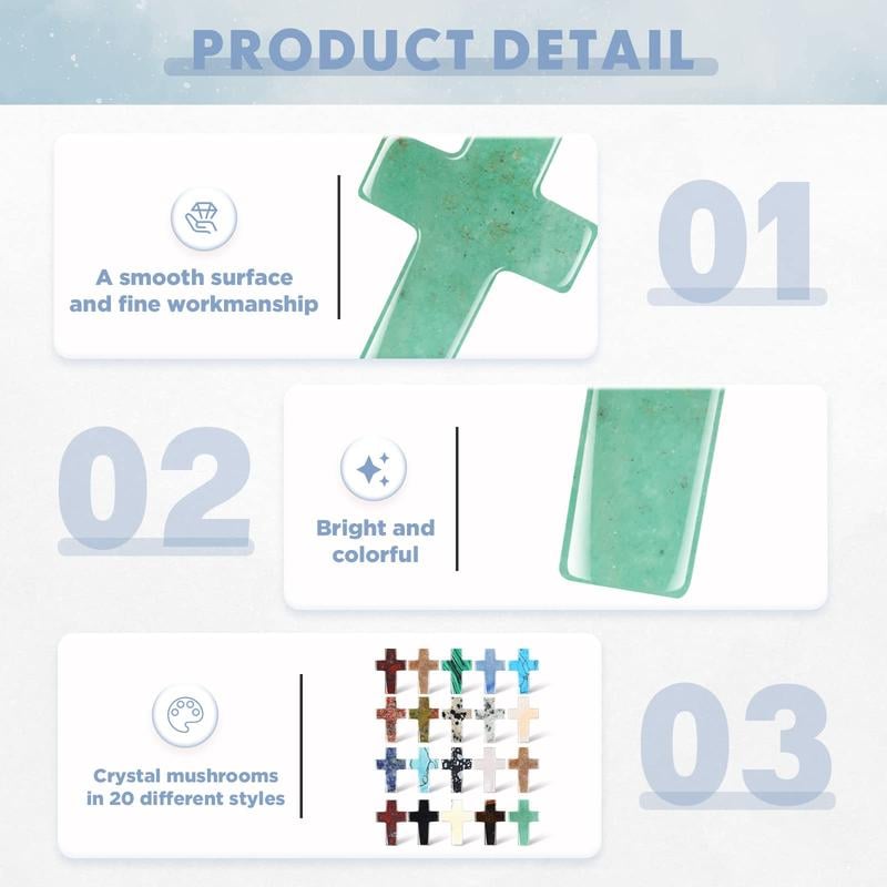 SacredStone – Handmade Crystal Cross