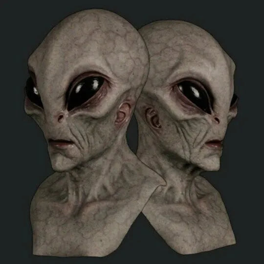 AlienAllure - Spooky Halloween Alien Mask