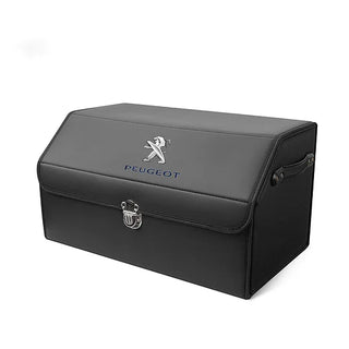 AutoNest - Elegant Leather Trunk Organization System