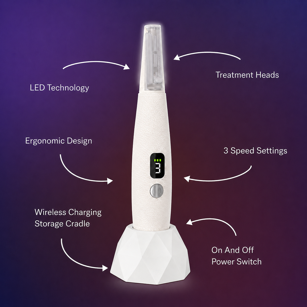 SilkSonic – Premium Facial Dermaplaning & Exfoliation Tool