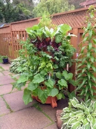 GrowSpin – Rotatable Garden Tower for Vertical Planting
