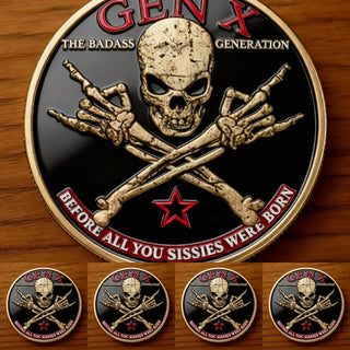 🪙GEN X Coin – The Ultimate Tribute to the Badass Generation 💀🔥