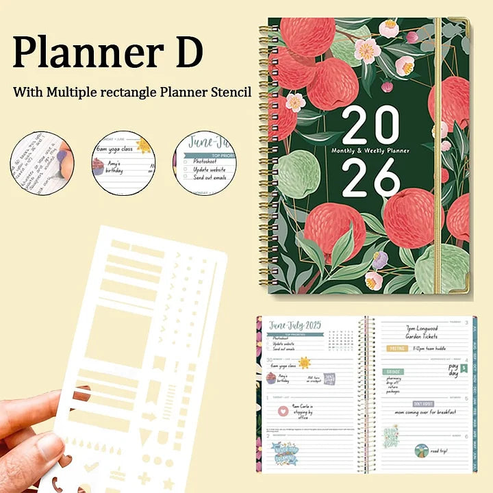EduPlan – 2026 Study Planner with Stencil Tools