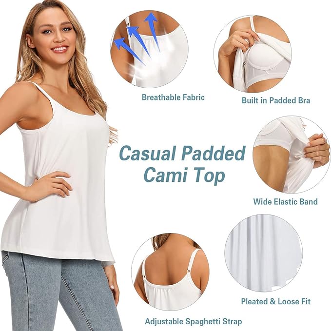 VivaBare - Lightweight Bra-Free Cami – Soft, Stylish, Sculpting Fit