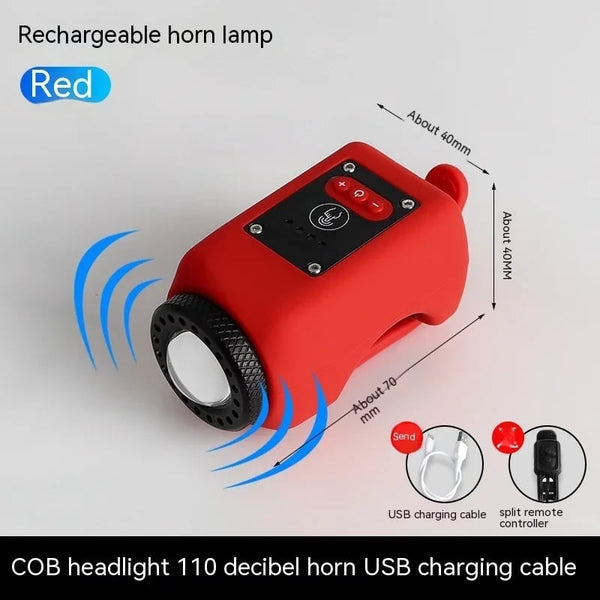 CycleBeep - Rechargeable LED Bike Horn & Light