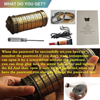 CodeHeart – Mini Cryptex Secret Lock Gift