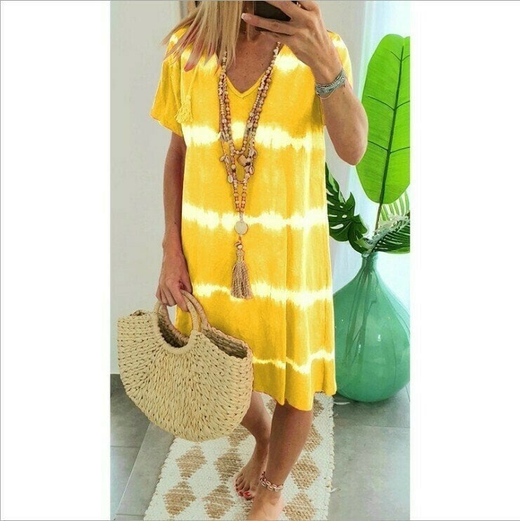 Freya - Women's Relaxed Bohemian Summer Dress