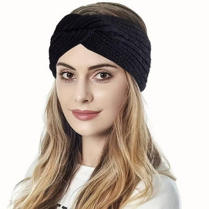 ElegantKnit - 3-Pack Cozy Turban Headbands