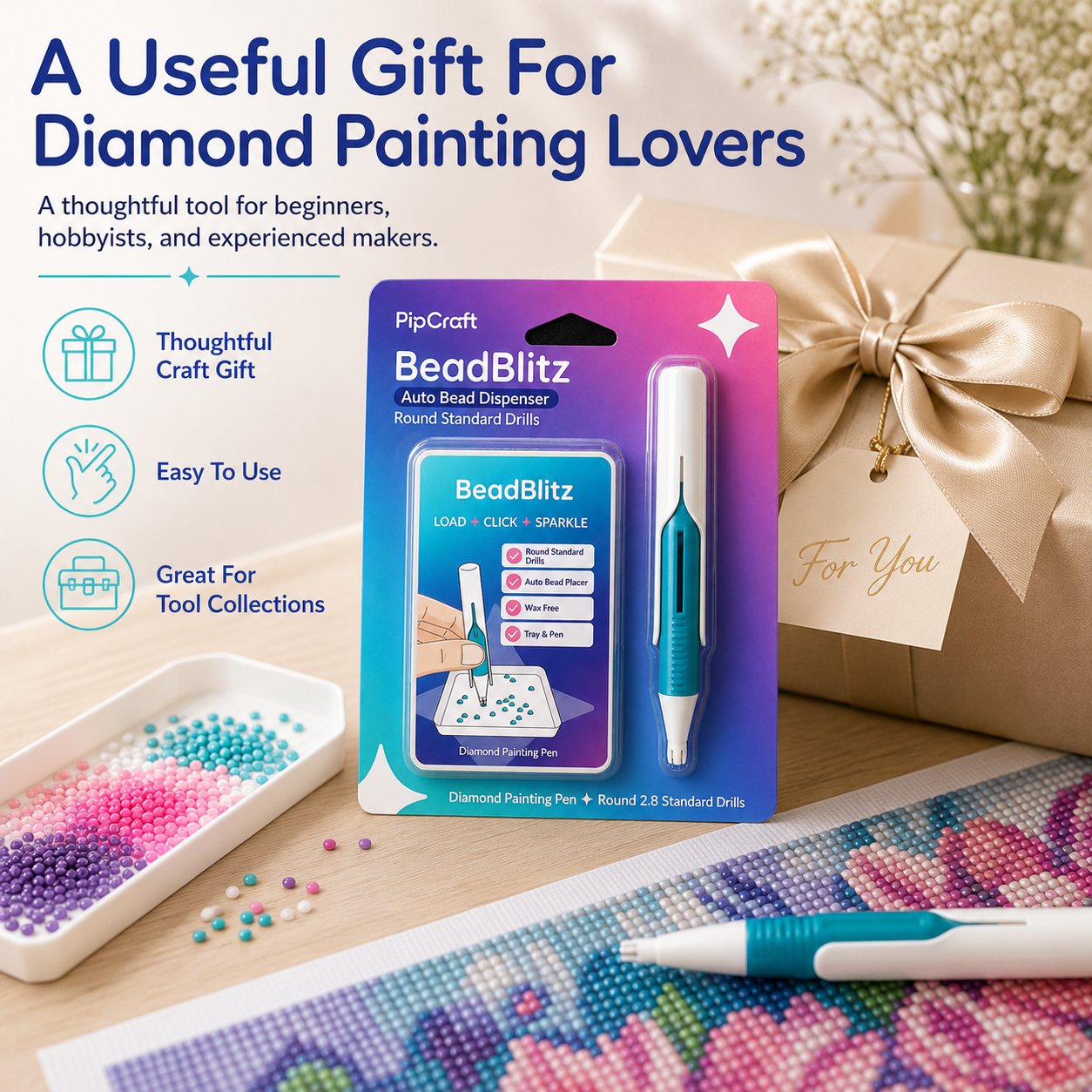 DiamondGlide – Precision Crafting Dispenser Pen