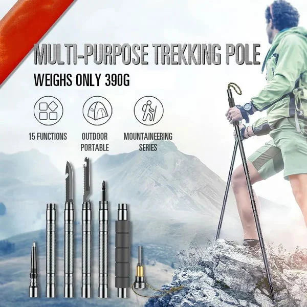 Multi Purpose Explorer Trekking Pole marnetic