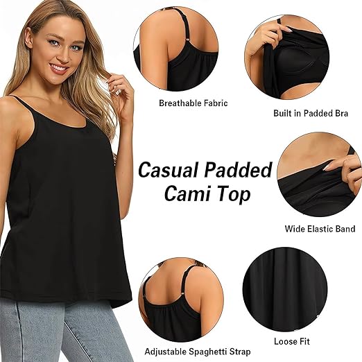 VivaBare - Lightweight Bra-Free Cami – Soft, Stylish, Sculpting Fit