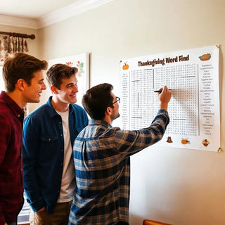 XmasWordFun – Giant Holiday Search Poster | Giant 36"x24" Wall Game!