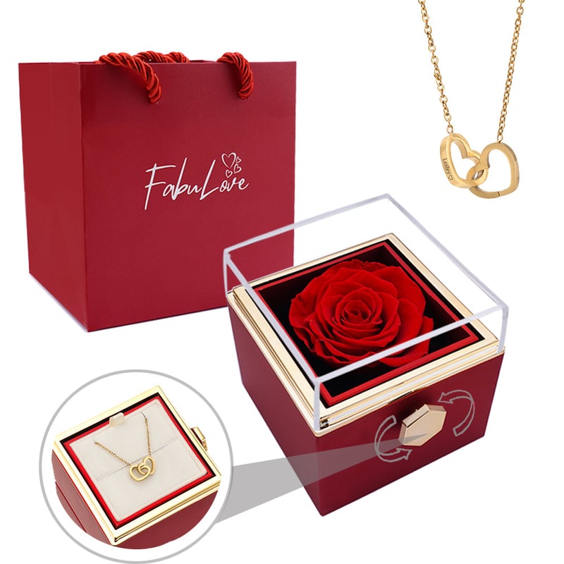 RoseWhisper -  Necklace Preserved With Jewelry Box