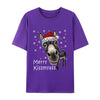 KissMyAss - Funny Donkey Christmas T-Shirt