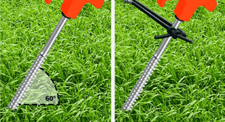 GripLock – Heavy Duty Screw In Tent Stakes