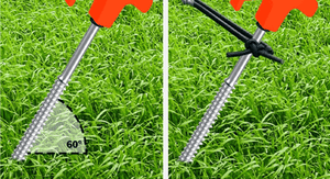 GripLock – Heavy Duty Screw In Tent Stakes