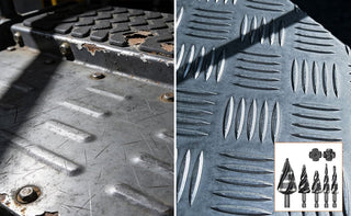 Four Spiral Flute Step Drill Bit Set