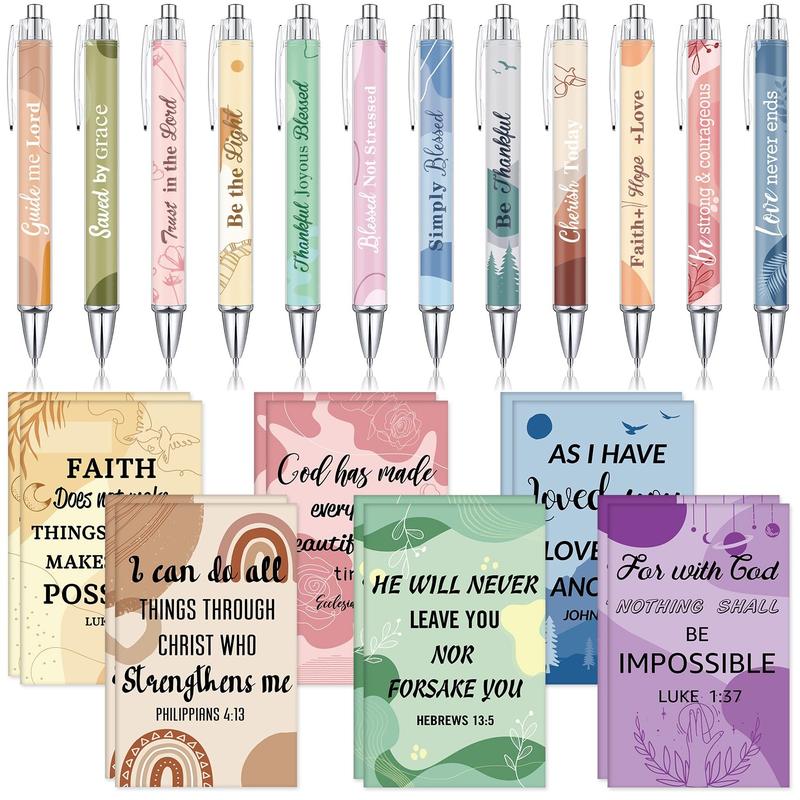 BlessedLines – Bible Verse Notebook & Pen Set