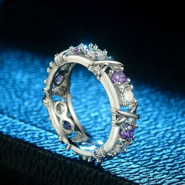 Best gift 🎁Cross full diamond ring