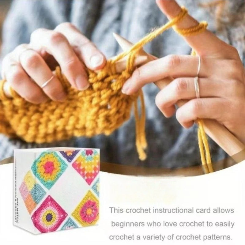 CrochetCards – Granny Square Pattern Deck