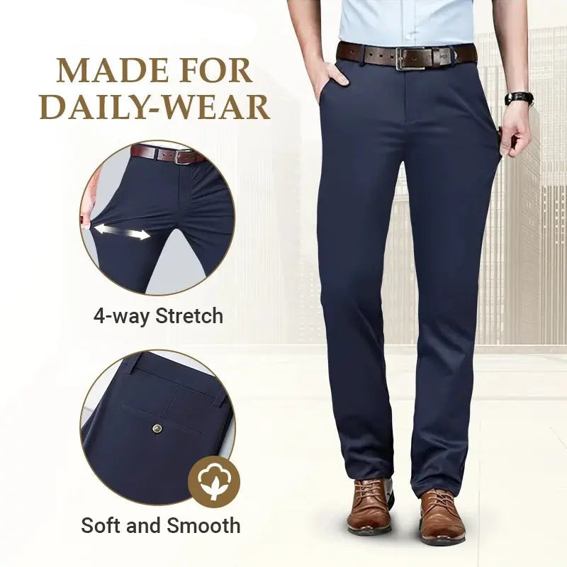 FlexTailor – Men’s High Stretch Straight Fit Pants