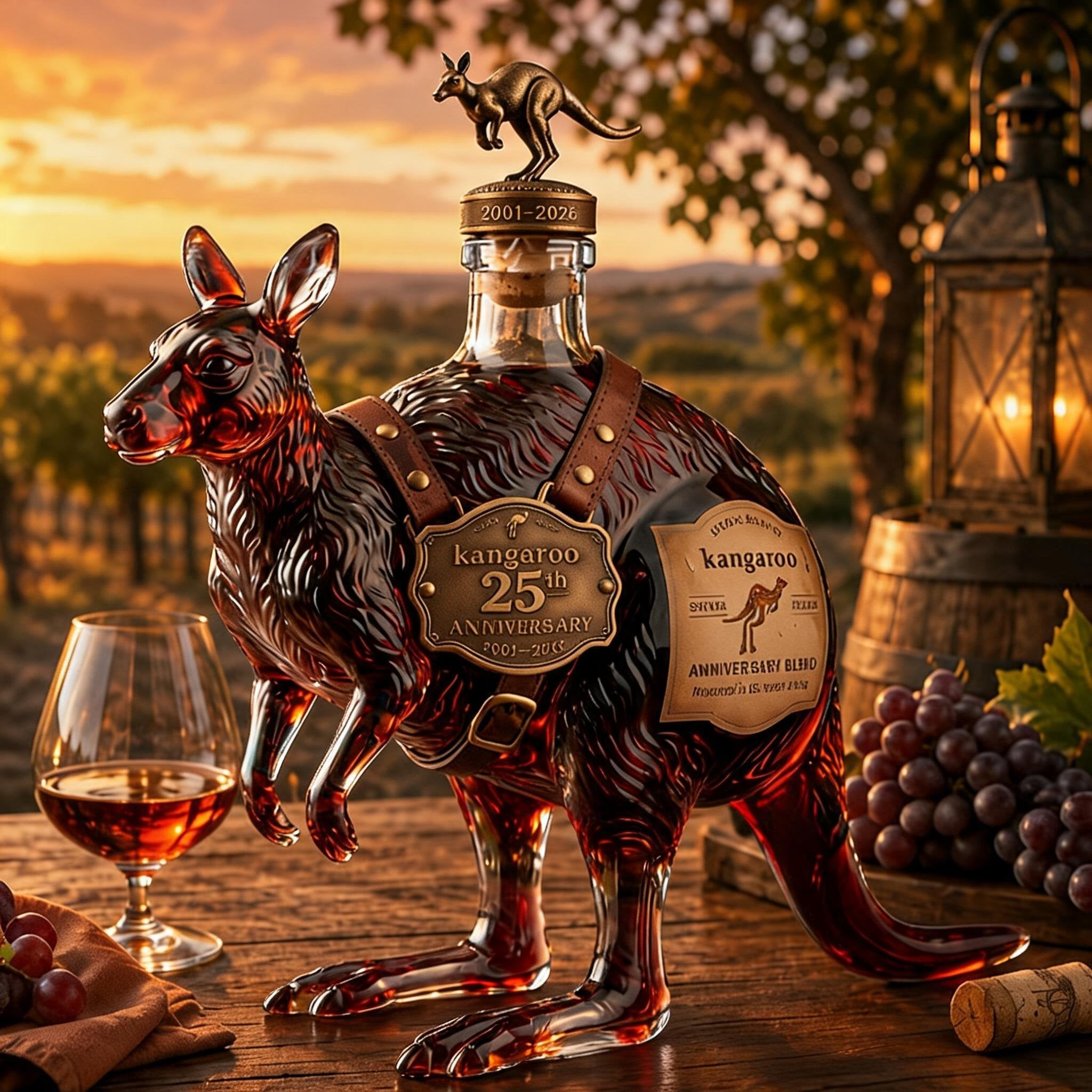 OutbackPride – Kangaroo 25th Anniversary Decanter