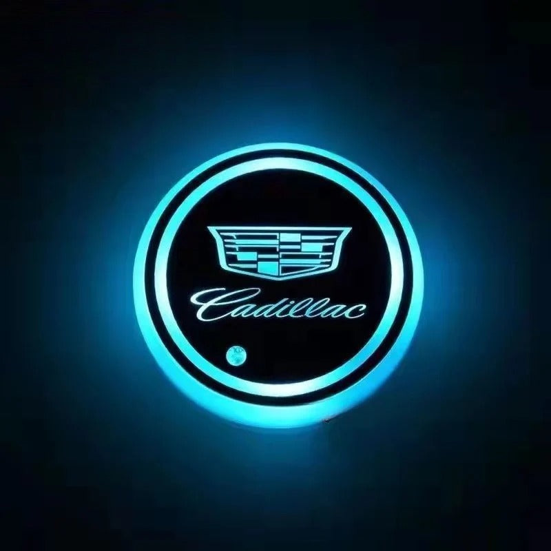 NeonCruise - 7-Color Ambient Car Coasters | Tap-Control Glow System