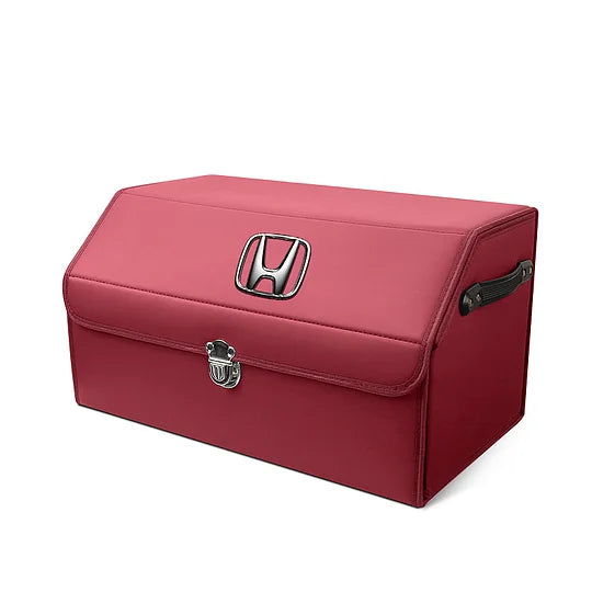 AutoNest - Elegant Leather Trunk Organization System