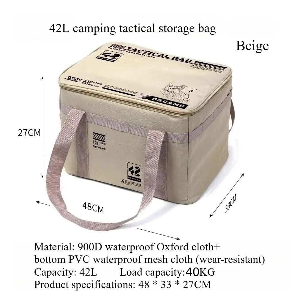 CampVault – Large Capacity Folding Outdoor Storage Bag