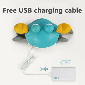 Induction Escape Crawling Crab Rechargeable Pet Musical Toy marnetic