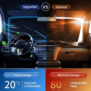 HeatShield™ - Car Windshield Sun Shade Umbrella Marnetic
