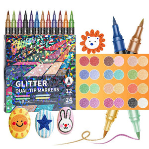 SparkInk – Glitter Effect Brush Markers