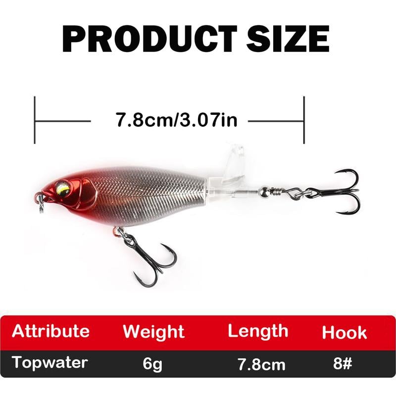 BassStrike – 5PCS Topwater Floating Fishing Lures